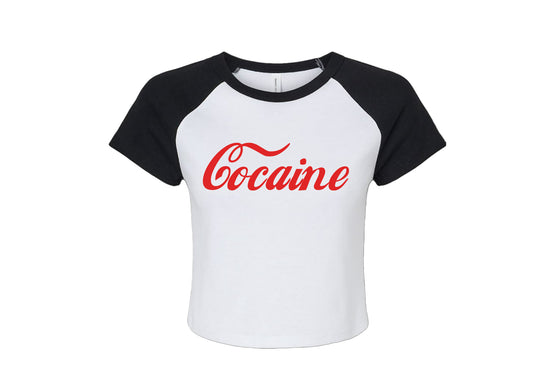 COCAINE - CROPPED TEE
