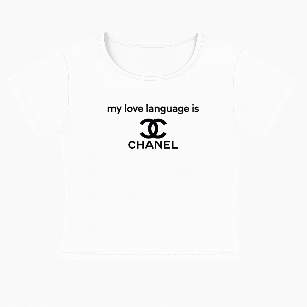 LOVE LANGUAGE CHANEL  - CROPPED TEE