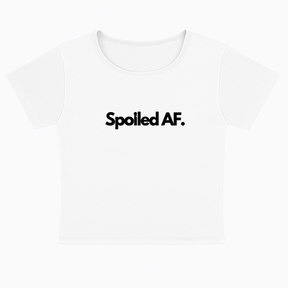 I'M SPOILED  - CROPPED TEE
