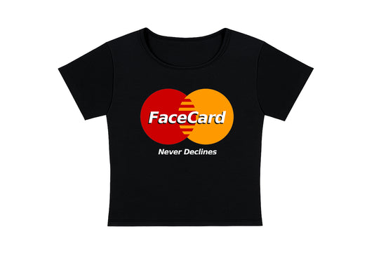 FACECARD - CROPPED TEE