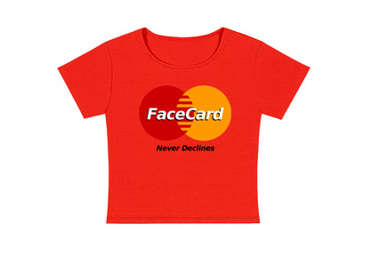 FACECARD - CROPPED TEE