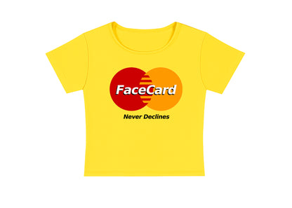 FACECARD - CROPPED TEE