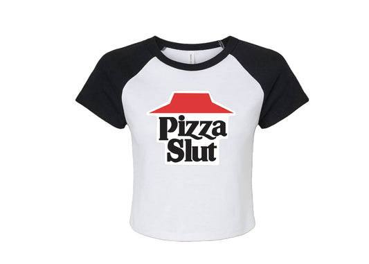 PIZZA SLUT - CROPPED TEE
