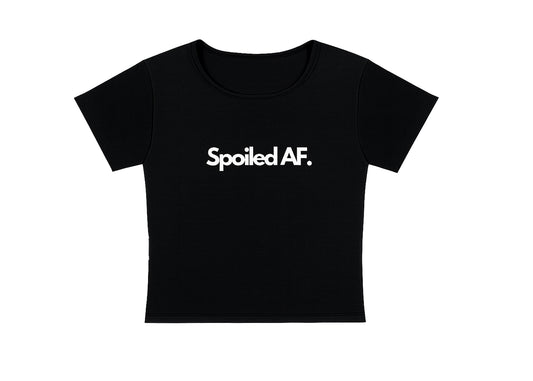 I'M SPOILED  - CROPPED TEE