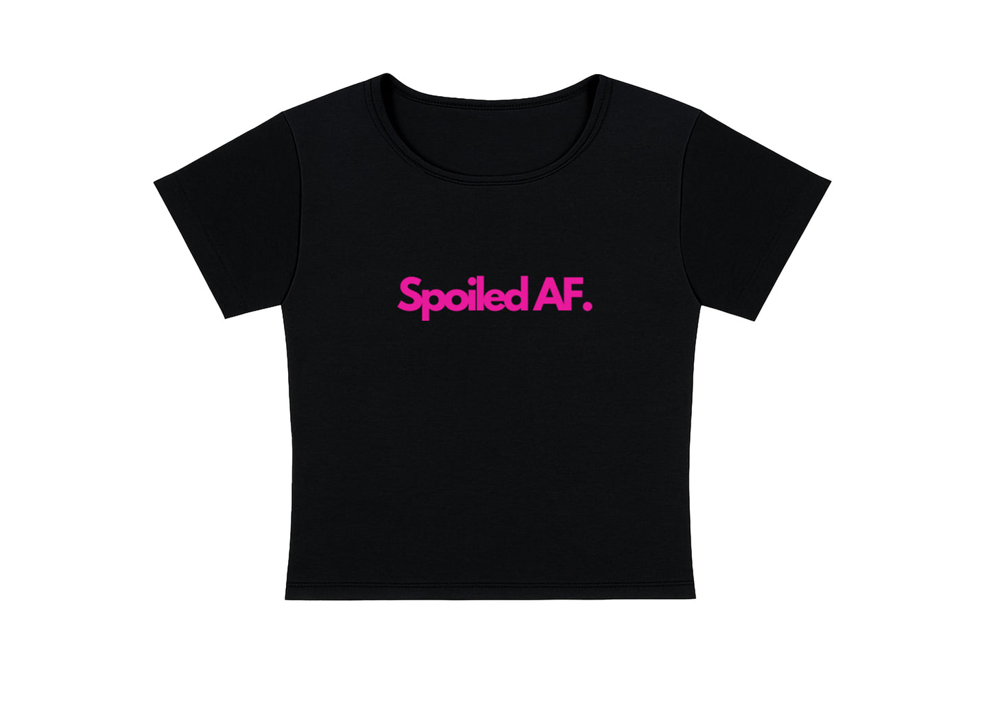I'M SPOILED  - CROPPED TEE