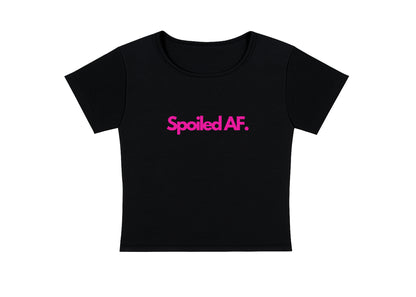 I'M SPOILED  - CROPPED TEE