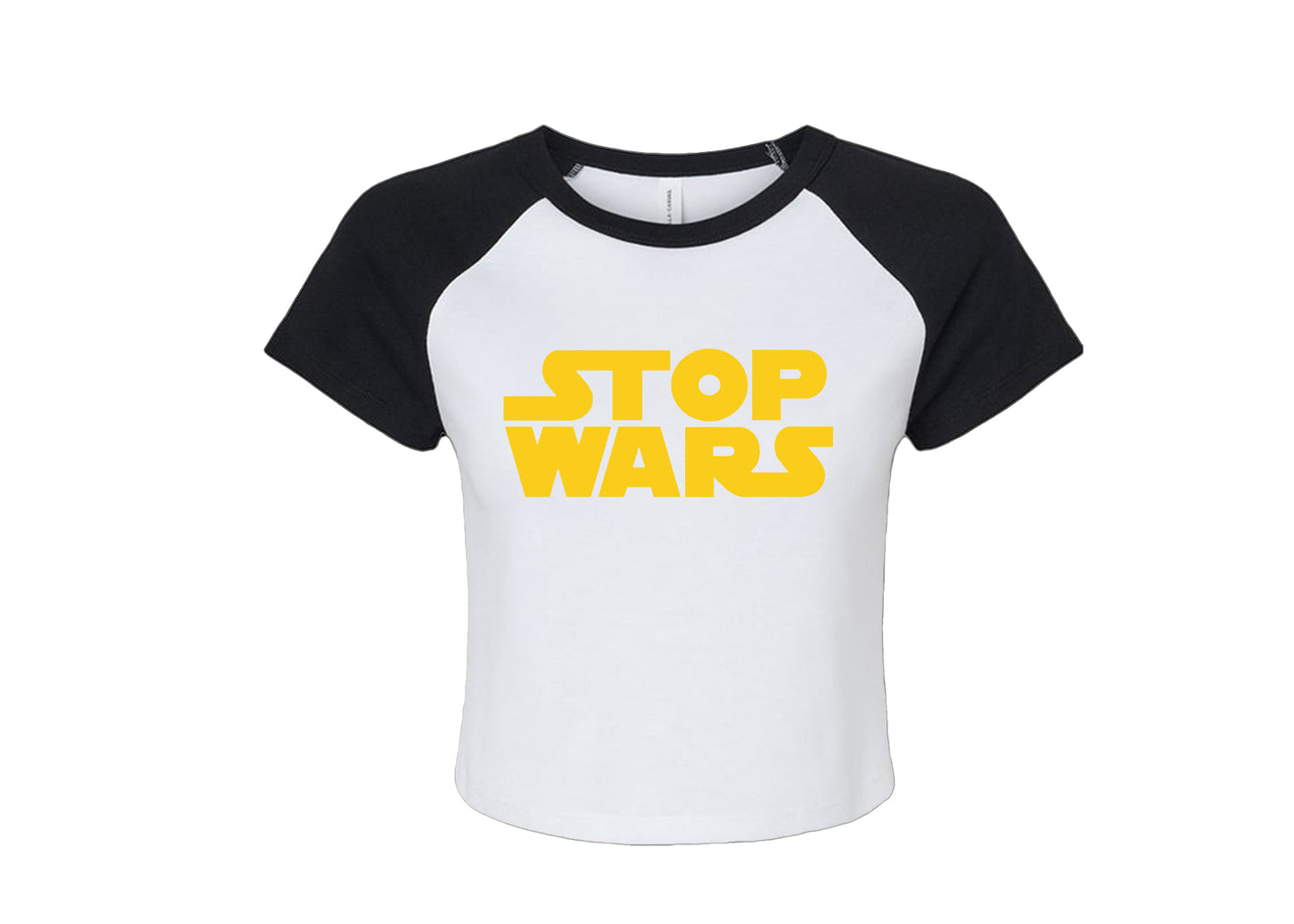 STOP WARS - CROPPED TEE