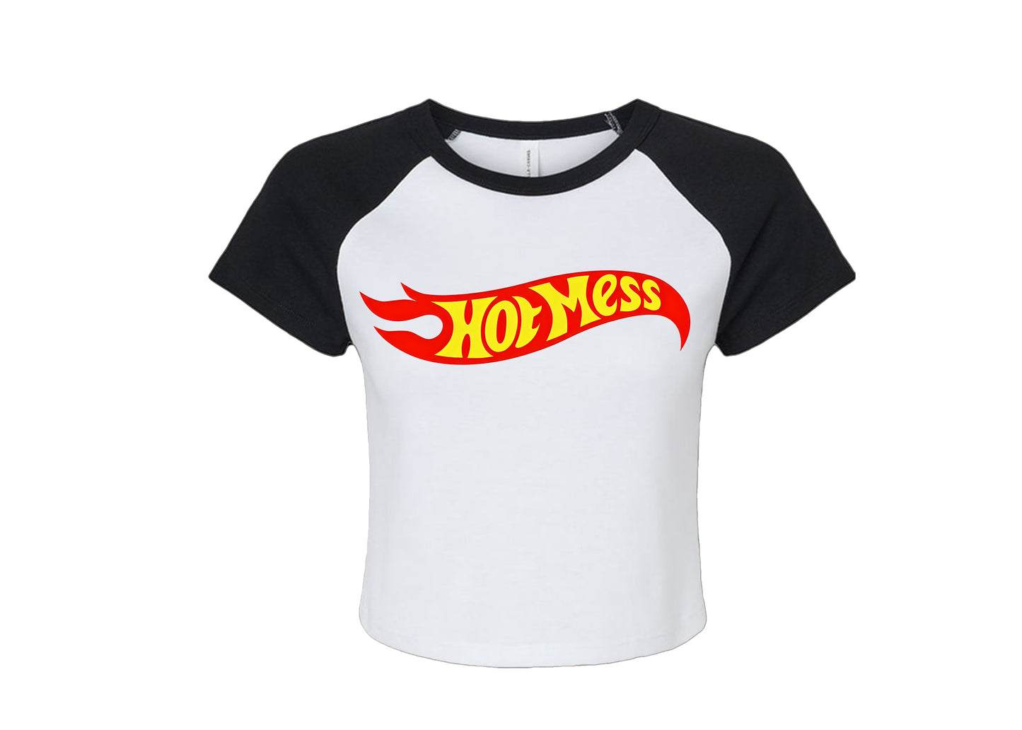 HOT MESS - CROPPED TEE